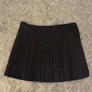 Zara Gray Pleated Mini Skirt